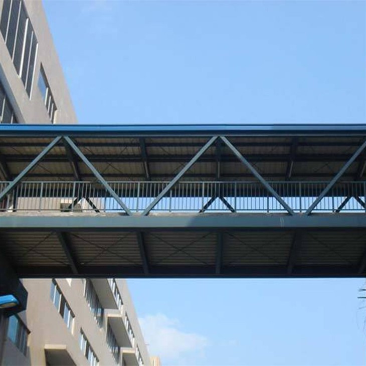 outdoor steel corridor
